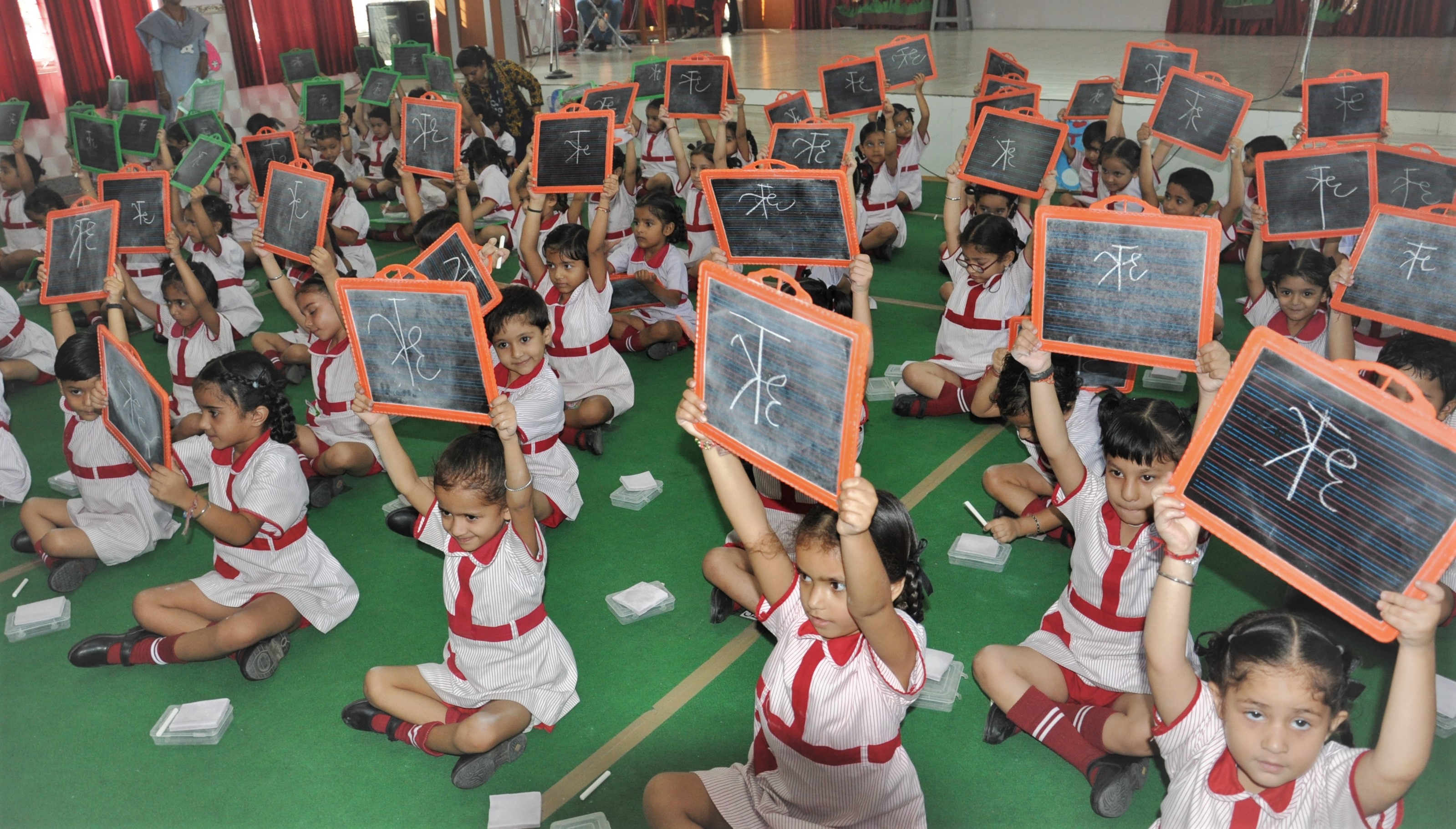 Carmel conducted Demo-I of teaching methods for pre primary classes.