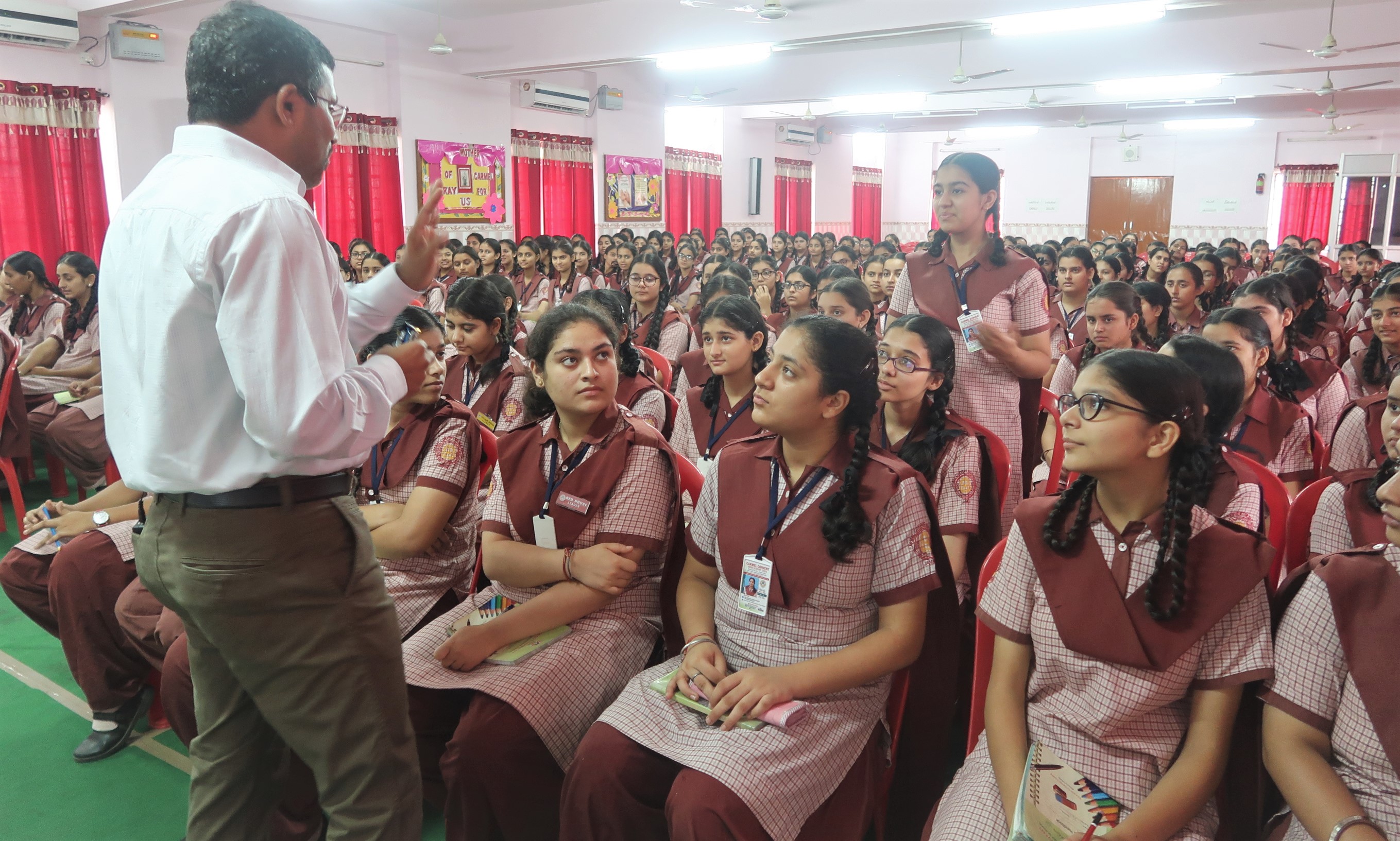 Carmel conducted a workshop on Gender Sensitization as a part of British Council International School Award activity 4 on the theme “Empowering Girls for Better Tomorrow”.